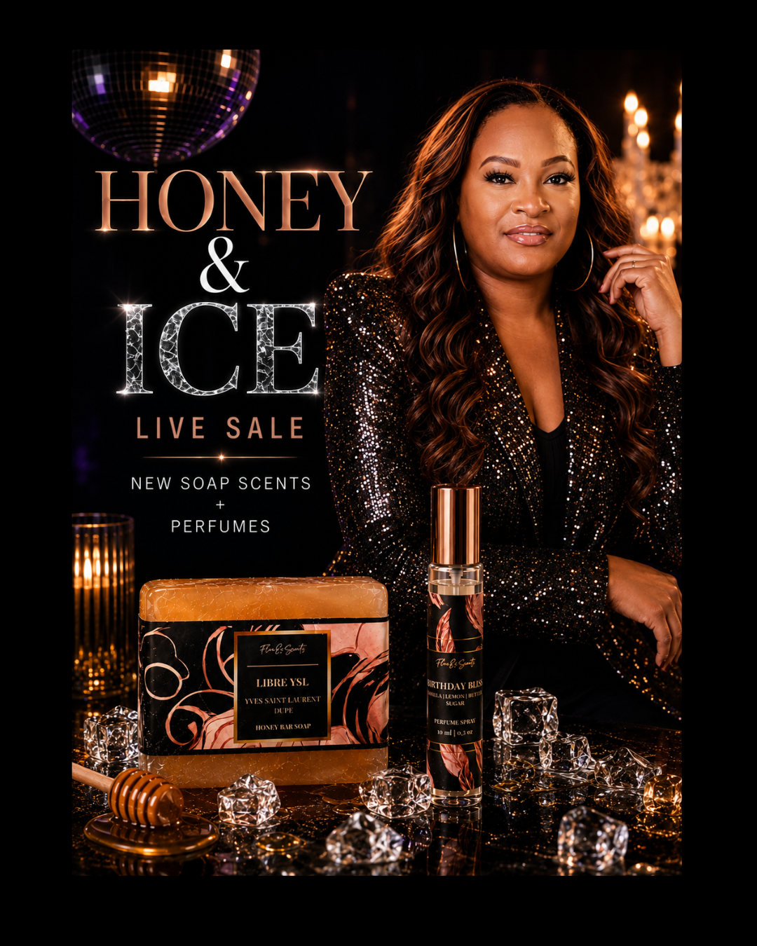 Honey + Ice Live Sale - Honey Glycerin Bar Soap | FlowEsScents